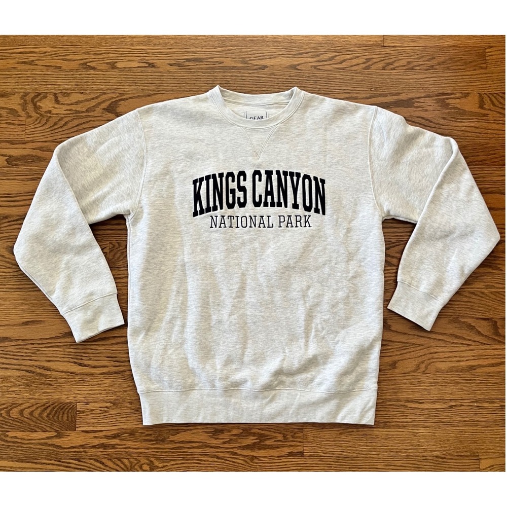 Gear for Sports Kings Canyon National Park Sweatshirt Grey Heather Large